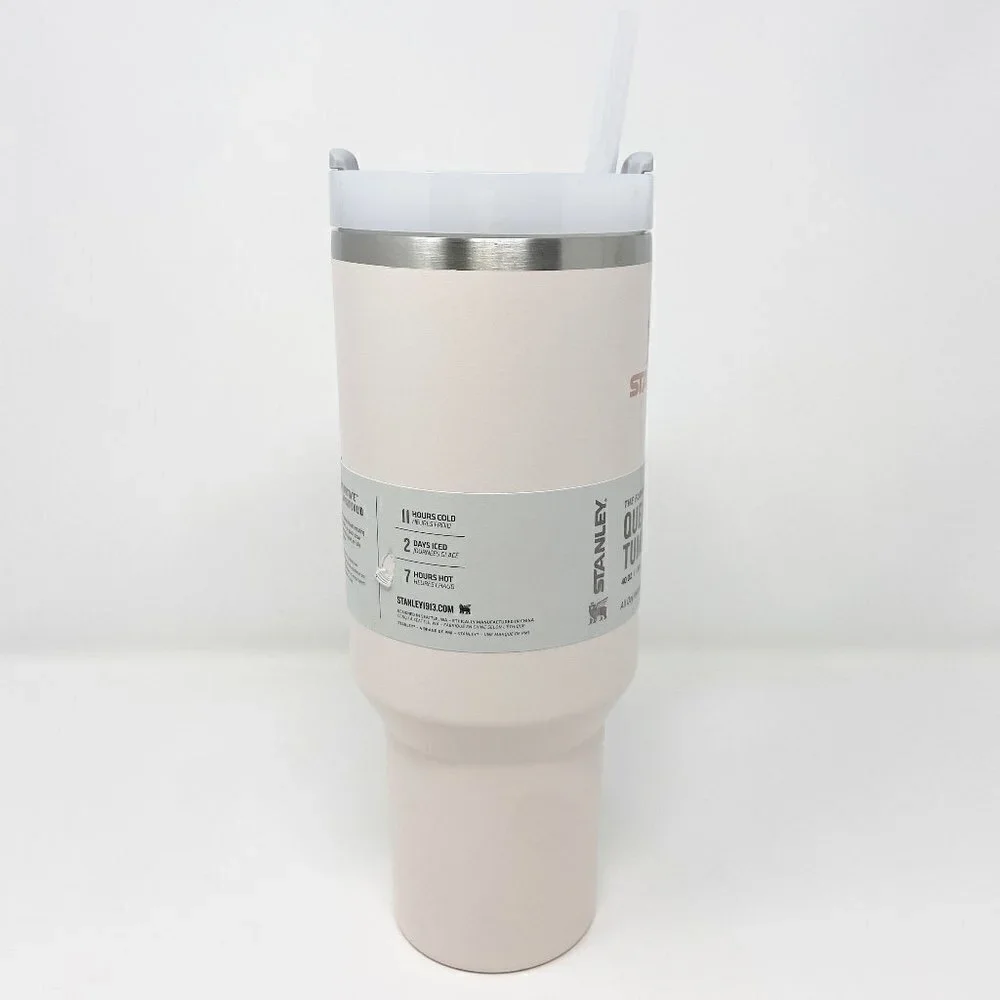 STANLEY | The Quencher H2.0 FLOWSTATE Tumbler 40 OZ Rose Quartz NWT - Picture 4 of 9